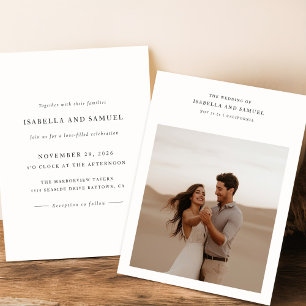 Budget Moderne Boho 2 Photo Mariages Invitations