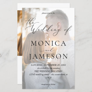 Budget Moderne Calligraphie V2 Mariage photo MED