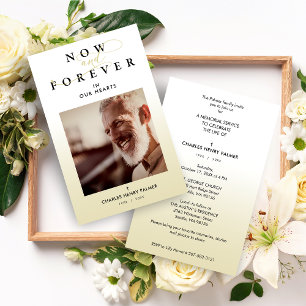 Budget Moderne Dégradé Minimaliste Photo Funéraill