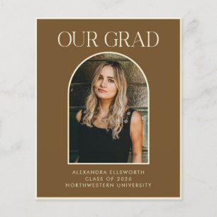Budget Moderne Deux Photo Brown Arc Graduation