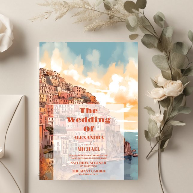 Budget Moderne Élégant Italie Destination Mariage (Créateur téléchargé)