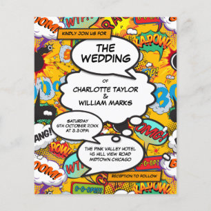 Budget Moderne Fun Faire-part de mariage de bande