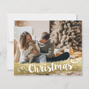 Budget Moderne Joyeux Noël en Or