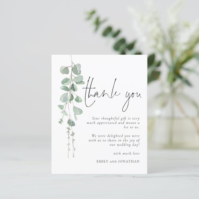 Budget moderne Merci Eucalyptus (Debout devant)