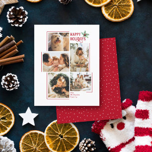 Budget Moderne Minimaliste 5 Photo Collage Noël
