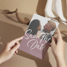 Budget moderne Plaid Enregistrer la date Mariage