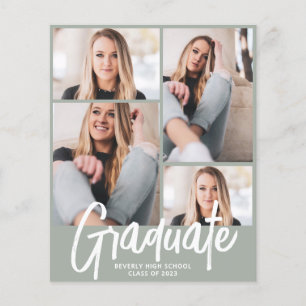 Budget Moderne Quatre Photo Script Graduation   Sa