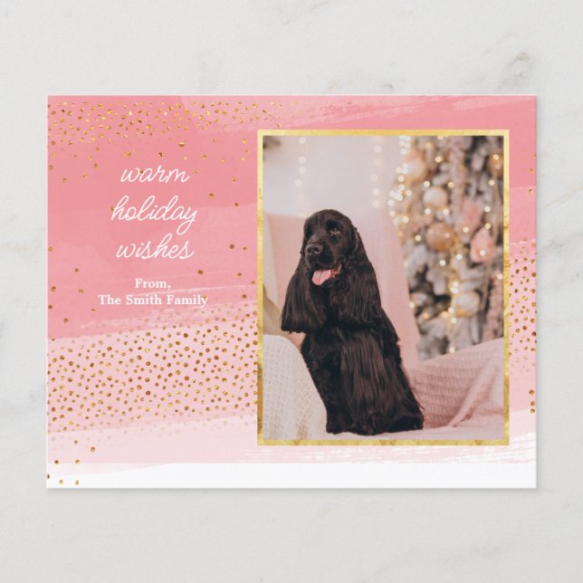 Budget moderne rose et or photo (Devant)