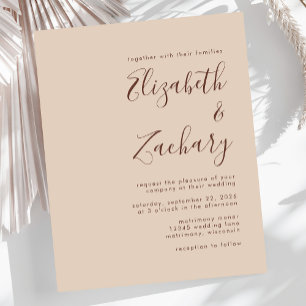 Budget moderne Script Neutral Tones de la Terre Ma