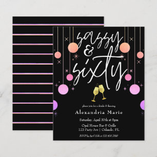 Budget Moderne Sparkle Sassy & 60 Anniversaire