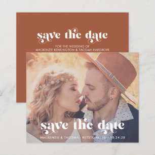 Budget moderne tendance photo Enregistrer la date