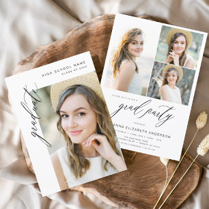 Budget Moderne Tendance Photo Graduation Party