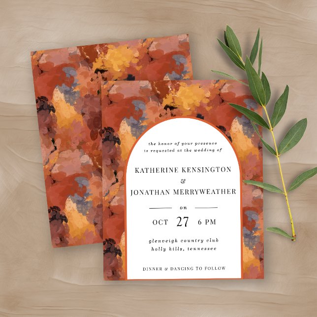 Budget Moderne Terracotta Boho Arch Mariage (Créateur téléchargé)