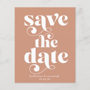 Budget Moderne Typographie Mariage Enregistrer la