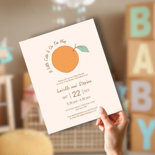 Budget Moderne Un Baby shower Orange Un Peu Cutie