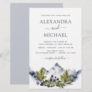 Budget Montagne Rustique Mariage de verdure