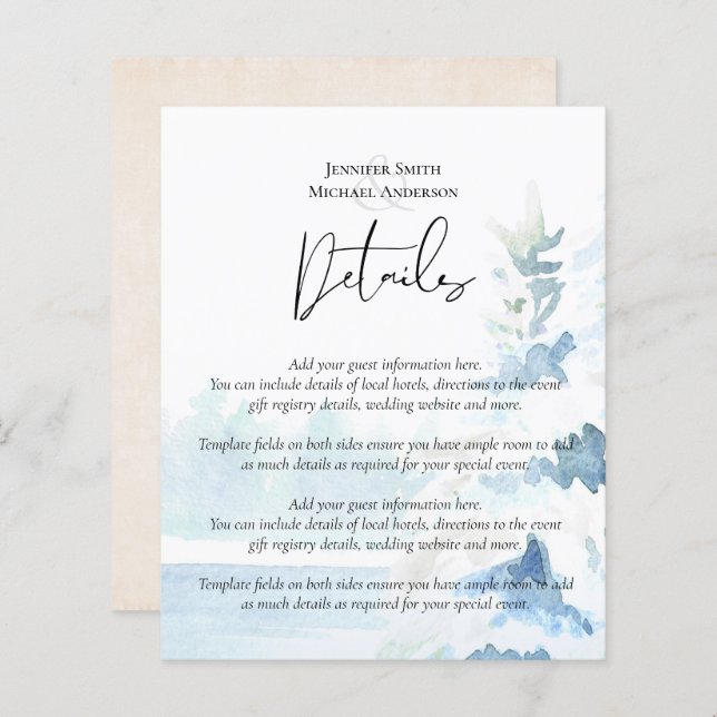 BUDGET Montagnes neigeuses Hiver Lac Trees (Devant / Derrière)