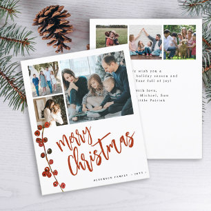 Budget multi 6 photo Joyeuse carte de Noël