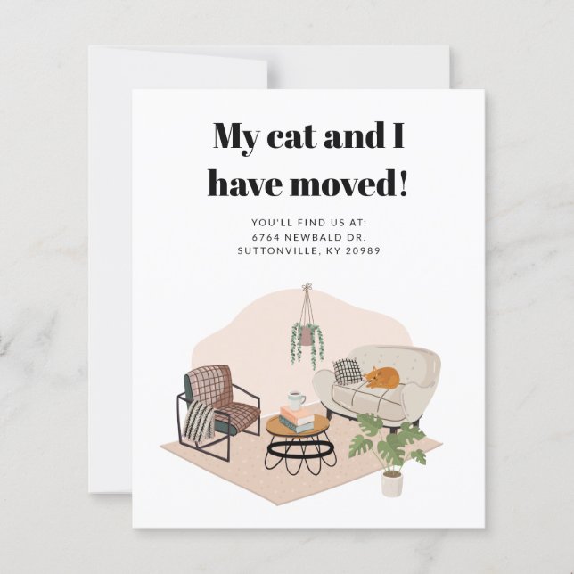 Budget My Cat and I Moved Changement d'adresse Mov (Devant)