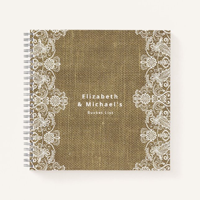 BUDGET Newlyweets BUCKET LIST Journal d'aventure (Devant)