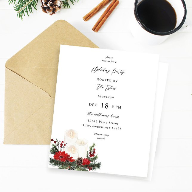 Budget Noël Berries et bougies Fête de Noël (Créateur téléchargé)