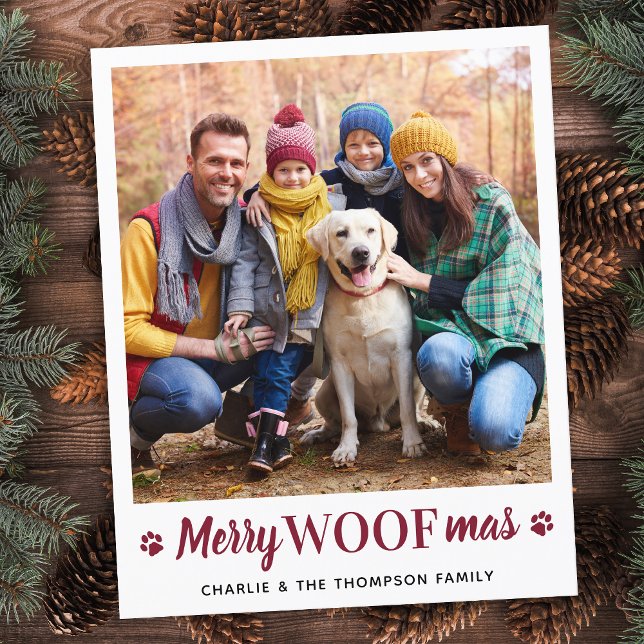 Budget Noël Du Chien Simple Photo Pour Animaux (Créateur téléchargé)