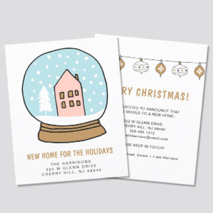 Budget Noël Nouvelle maison Carte de vacances