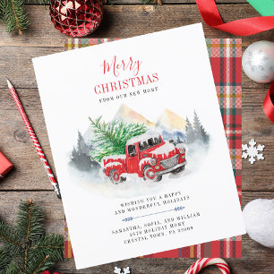 Budget Noël Nouvelle maison Faire-part de déménage