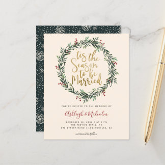 Budget Noël Wreath Tis The Season Mariage