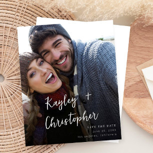 Budget Nom moderne Photo Verti Chic Enregistrer la