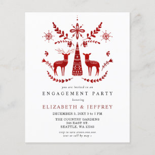 Budget Nordic Buck and Doe Engagement Party