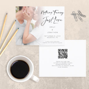 Budget Nothing Fancy QR Code Photo Enregistrer la