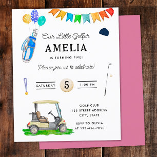 Budget Notre Petit Golfeur Chariot Rose Golf Anniv
