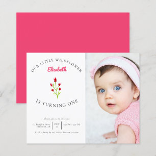 Budget Notre petite fleur sauvage 1er anniversaire