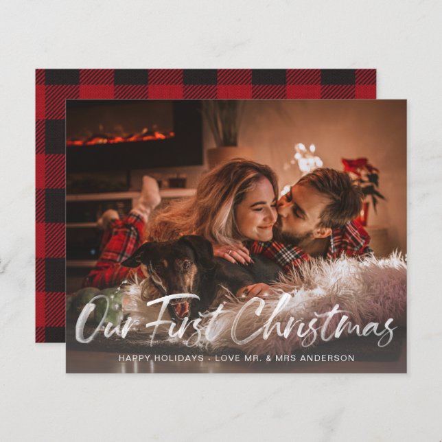 Budget Notre première photo de chèque de Buffle de (Devant / Derrière)