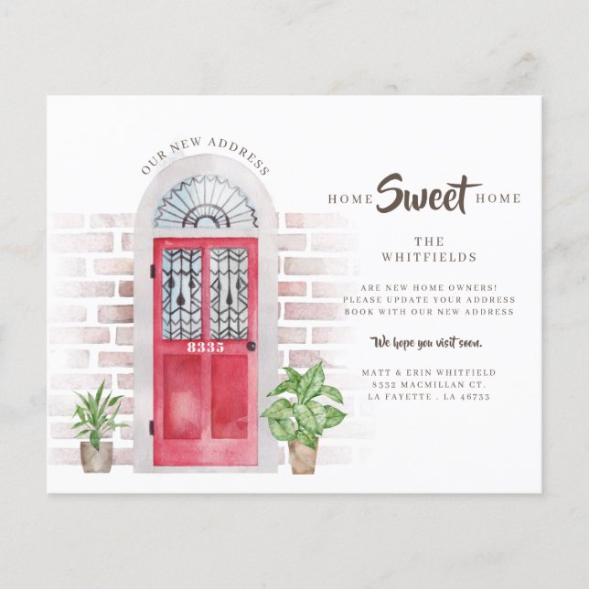 Budget Nous avons déménagé Boho Chic Moving Faire- (Devant)