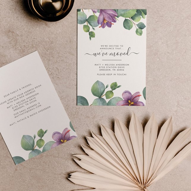 Budget Nous avons déménagé Eucalyptus Vert Déménag (Créateur téléchargé)