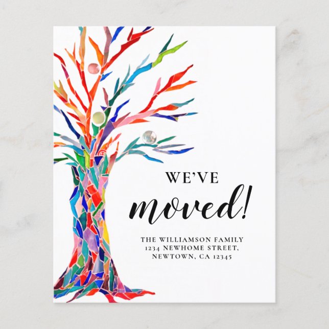 Budget Nous avons déménagé le Faire-part de déména (Devant)