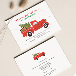 Budget Nous avons déménagé Noël Faire-part de démé