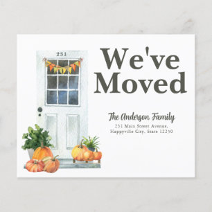 Budget Nous avons déménagé Porte Blanche Citrouill