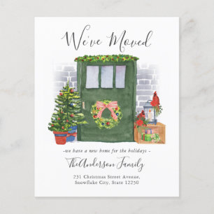 Budget Nous avons déménagé Porte Noël Fête de Noël