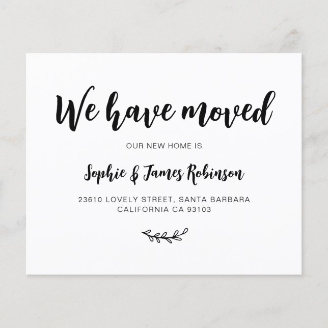 Budget Nous Avons Déménagé Une Nouvelle Maison Fai (Devant)