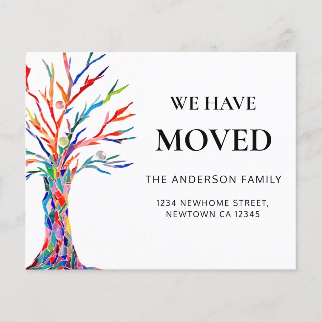 Budget Nous avons déplacé Colorful Moving Faire-pa (Devant)