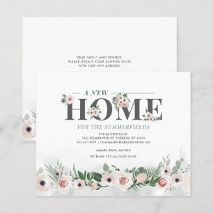 Budget Nous avons déplacé Floral New Address Faire