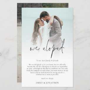 Budget Nous Avons Elopé 2 Script Photo Elopement A