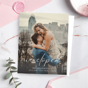 Budget Nous Avons Elopé Photo Callig Mariage Faire