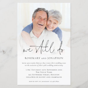 Budget Nous Continuons À Faire Photo Vow Renouvell