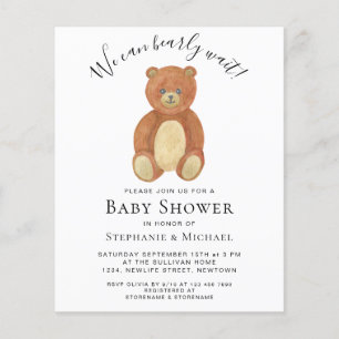 Budget Nous Pouvons Attendre Le Baby shower Des Co