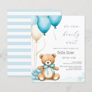 Budget Nous Pouvons Attendre L'Invitation Du Baby 