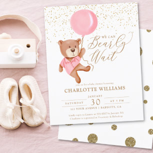 Budget Nous pouvons attendre une fille Baby shower